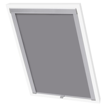 vidaXL Persiana opaca enrollable gris S06/606 