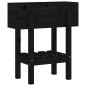 vidaXL Jardinera madera maciza de pino negro 62x30x69 cm vidaXL Jardinera madera maciza de pino negro 62x30x69 cm
