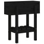 vidaXL Jardinera madera maciza de pino negro 62x30x69 cm vidaXL Jardinera madera maciza de pino negro 62x30x69 cm