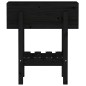 vidaXL Jardinera madera maciza de pino negro 62x30x69 cm vidaXL Jardinera madera maciza de pino negro 62x30x69 cm