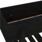 vidaXL Jardinera madera maciza de pino negro 62x30x69 cm vidaXL Jardinera madera maciza de pino negro 62x30x69 cm