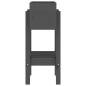 vidaXL Jardinera madera maciza de pino gris 62x30x69 cm vidaXL Jardinera madera maciza de pino gris 62x30x69 cm