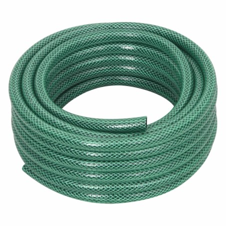 vidaXL Manguera de jardín PVC verde 15,6 mm 50 m