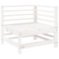 vidaXL Mesa y taburetes altos jardín 9 pzas madera maciza pino blanco vidaXL Mesa y taburetes altos jardín 9 pzas madera maciza pino blanco