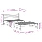 vidaXL Juego de muebles de jardín 2 pzas madera maciza de pino negro vidaXL Juego de muebles de jardín 2 pzas madera maciza de pino negro