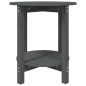 vidaXL Mesa de centro de madera maciza de pino gris Ø55x60 cm vidaXL Mesa de centro de madera maciza de pino gris Ø55x60 cm