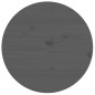 vidaXL Mesa de centro de madera maciza de pino gris Ø55x60 cm vidaXL Mesa de centro de madera maciza de pino gris Ø55x60 cm