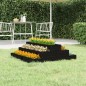 vidaXL Jardinera de madera maciza de pino negro 80x80x27 cm vidaXL Jardinera de madera maciza de pino negro 80x80x27 cm