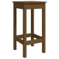 vidaXL Mesa y taburetes altos de jardín 3 pzas madera pino marrón miel vidaXL Mesa y taburetes altos de jardín 3 pzas madera pino marrón miel