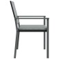 vidaXL Sillas jardín cojines 4 uds ratán sintético negro 54x62,5x89 cm vidaXL Sillas jardín cojines 4 uds ratán sintético negro 54x62,5x89 cm