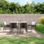 vidaXL Sillas jardín y cojines 6 uds ratán sintético marrón 54x61x83cm vidaXL Sillas jardín y cojines 6 uds ratán sintético marrón 54x61x83cm