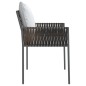 vidaXL Sillas jardín y cojines 6 uds ratán sintético marrón 54x61x83cm vidaXL Sillas jardín y cojines 6 uds ratán sintético marrón 54x61x83cm