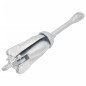 vidaXL Ancla plegable con cuerda hierro maleable plateado 4 kg vidaXL Ancla plegable con cuerda hierro maleable plateado 4 kg