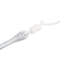 vidaXL Ancla plegable con cuerda hierro maleable plateado 4 kg vidaXL Ancla plegable con cuerda hierro maleable plateado 4 kg