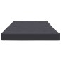 vidaXL Cojines para tumbona 2 uds tela Oxford gris antracita