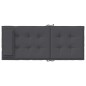 vidaXL Cojines de silla respaldo alto 2 uds tela Oxford gris antracita vidaXL Cojines de silla respaldo alto 2 uds tela Oxford gris antracita
