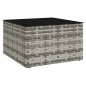 vidaXL Set de muebles de jardín 2 pzas cojines ratán sintético gris vidaXL Set de muebles de jardín 2 pzas cojines ratán sintético gris