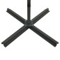 vidaXL Sombrilla voladiza con poste y luces LED burdeos 250 cm