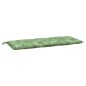 vidaXL Cojines banco jardín 2 uds tela estampado de hojas 120x50x7 cm vidaXL Cojines banco jardín 2 uds tela estampado de hojas 120x50x7 cm