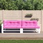 vidaXL Cojines para palés 5 piezas tela rosa vidaXL Cojines para palés 5 piezas tela rosa