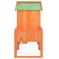 vidaXL Conejera de madera maciza de pino marrón 170x63x113 cm vidaXL Conejera de madera maciza de pino marrón 170x63x113 cm