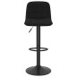vidaXL Taburetes de cocina 2 unidades terciopelo negro