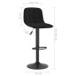 vidaXL Taburetes de cocina 2 unidades terciopelo negro