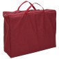 vidaXL Parque infantil para bebés con colchón tela lino rojo vidaXL Parque infantil para bebés con colchón tela lino rojo