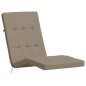 vidaXL Cojines para tumbona 2 uds tela Oxford gris taupe vidaXL Cojines para tumbona 2 uds tela Oxford gris taupe