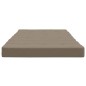 vidaXL Cojines para tumbona 2 uds tela Oxford gris taupe vidaXL Cojines para tumbona 2 uds tela Oxford gris taupe