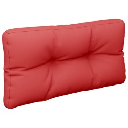 vidaXL Cojín para palets de tela rojo 70x40x12 cm