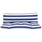vidaXL Cojines para palés 2 piezas tela Oxford azul y blanco a rayas vidaXL Cojines para palés 2 piezas tela Oxford azul y blanco a rayas