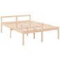 vidaXL Cama para personas mayores madera maciza de pino 140x200 cm vidaXL Cama para personas mayores madera maciza de pino 140x200 cm