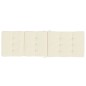 vidaXL Cojines para tumbona 2 uds tela Oxford color crema vidaXL Cojines para tumbona 2 uds tela Oxford color crema