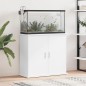 vidaXL Soporte para acuario madera de ingeniería blanco 81x36x73 cm