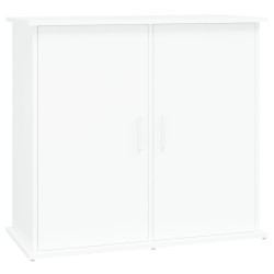 vidaXL Soporte para acuario madera de ingeniería blanco 81x36x73 cm