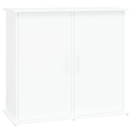 vidaXL Soporte para acuario madera de ingeniería blanco 81x36x73 cm
