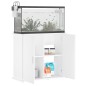 vidaXL Soporte para acuario madera de ingeniería blanco 81x36x73 cm