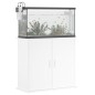 vidaXL Soporte para acuario madera de ingeniería blanco 81x36x73 cm