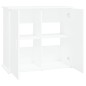 vidaXL Soporte para acuario madera de ingeniería blanco 81x36x73 cm
