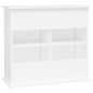 vidaXL Soporte para acuario madera de ingeniería blanco 81x36x73 cm