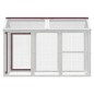 vidaXL Corral de madera maciza pino color moca 141x94x104 cm