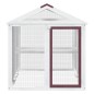 vidaXL Corral de madera maciza pino color moca 141x94x104 cm