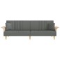 vidaXL Sofá cama con reposabrazos tela gris oscuro vidaXL Sofá cama con reposabrazos tela gris oscuro