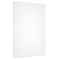 vidaXL Lienzos tensados 12 uds madera maciza de pino y tela blanco