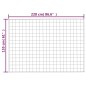 vidaXL Manta con peso tela gris 155x220 cm 11 kg