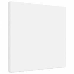 vidaXL Lienzos tensados 12 uds madera maciza de pino y tela blanco