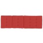 vidaXL Cojines para tumbona 2 uds tela Oxford rojo vidaXL Cojines para tumbona 2 uds tela Oxford rojo