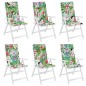 vidaXL Cojines de silla con respaldo alto 6 uds tela Oxford multicolor vidaXL Cojines de silla con respaldo alto 6 uds tela Oxford multicolor