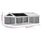 vidaXL Corral de animales madera maciza pino moca 200x112,5x74 cm vidaXL Corral de animales madera maciza pino moca 200x112,5x74 cm